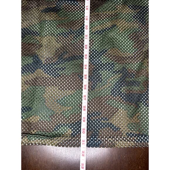 VTG 90s Master P No Limit Soldier Camo Mesh Shirt and Shorts Set Size L - Picture 7 of 16